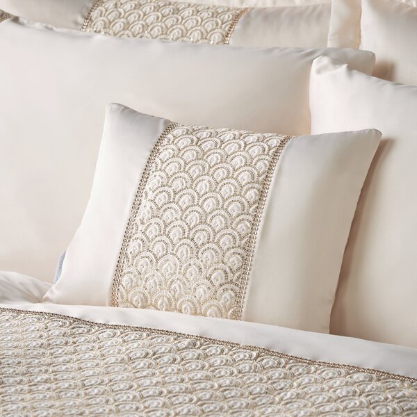 Catherine Lansfield Deco Sequin Filled Boudoir 30cm x 40cm Champagne