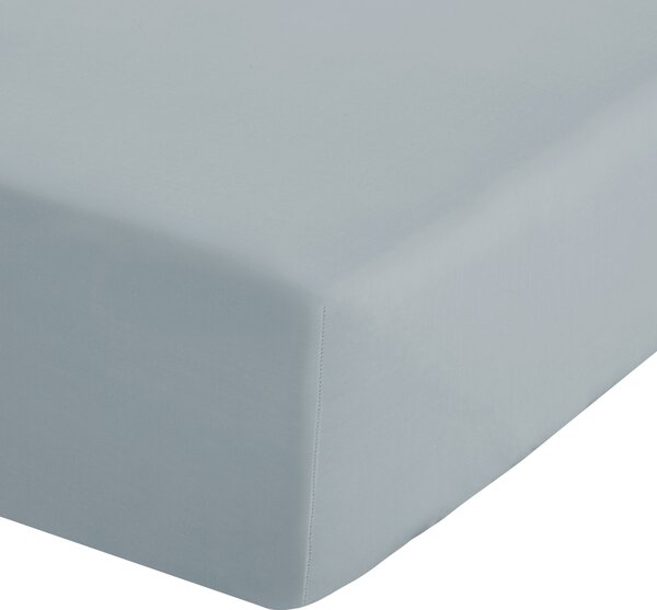 Catherine Lansfield Easy-Iron Percale Bed Linen Fitted Sheet Duck Egg