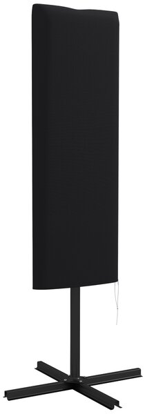 Outsunny Garden Parasol Cover, Outdoor Patio Umbrella Protector Weatherproof Garden Patio with Rod, Zipper for 2-4m Parasol, Φ60 x 160cm, Black