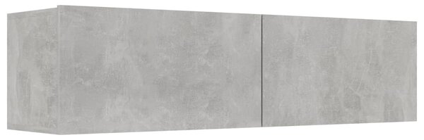 TV Cabinet Concrete Grey 120x30x30 cm Engineered Wood