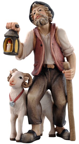 Farmer with lantern and ram - Peasant