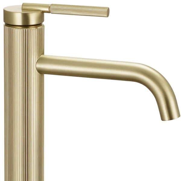 Bathroom faucet Rea Argon Brush Gold high