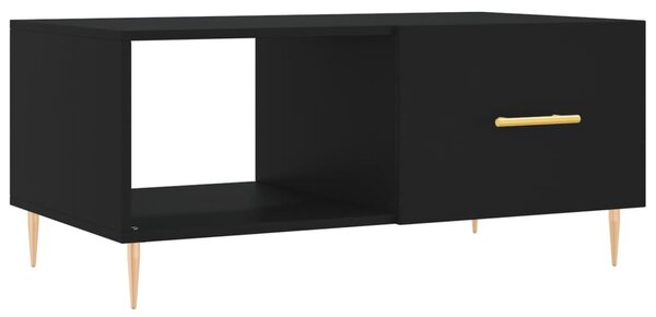 Coffee Table Black 90x50x40 cm Engineered Wood