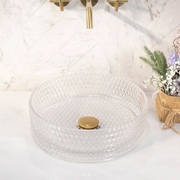 Countertop washbasin Rea Cristal Transparent