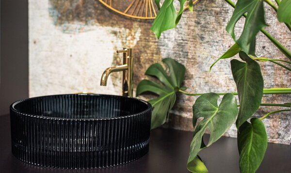 Countertop washbasin Rea Ingrid Black