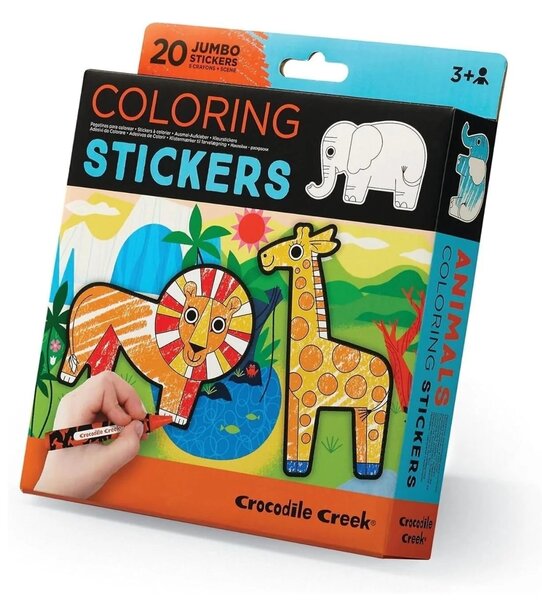 Crocodile Creek Animal Colouring Stickers