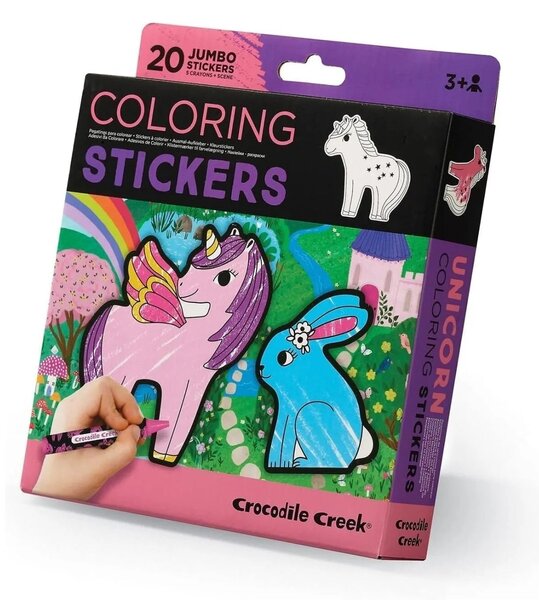 Crocodile Creek Unicorn Colouring Stickers