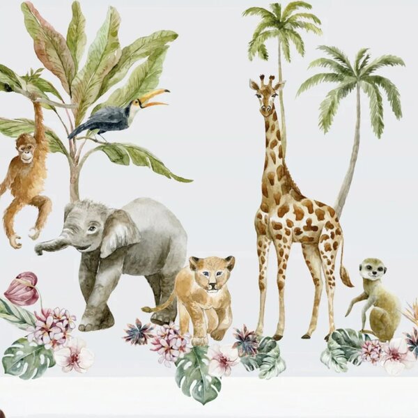 Live Vida Tropical Giraffe Large Wall Stickers