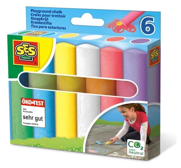 SES Creative Playground Chalk 6 pcs