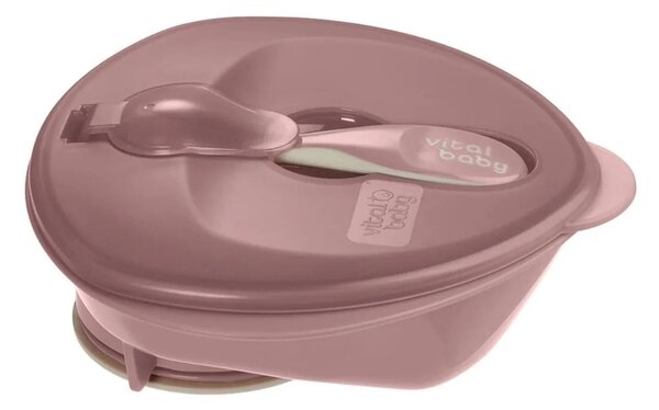 Vital Baby Nourish Power Suction Bowl - Natural Berry