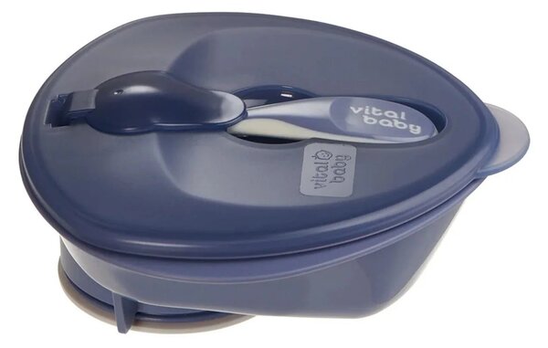Vital Baby Nourish Power Suction Bowl- Natural Grape