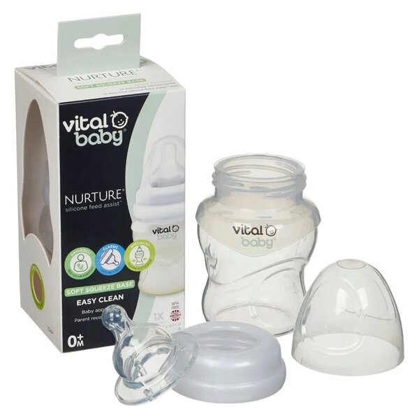 Vital Baby Nurture Silicone Feed Bottle 150ml
