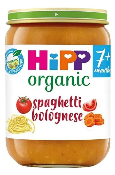 HiPP Organic Spaghetti Bolognese Baby Food Jar 7+ months 190g