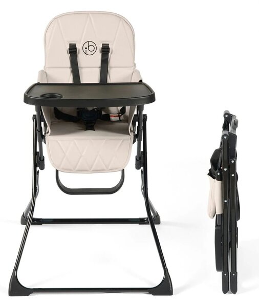 Ickle Bubba Flip Magic Fold Highchair - Pearl Grey