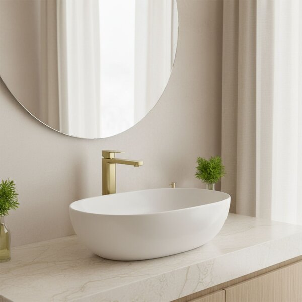 Bathroom faucet Rea Arlo Brush Gold