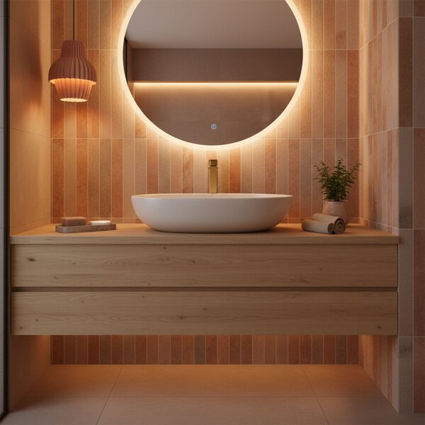 Bathroom faucet Rea Arlo Brush Gold