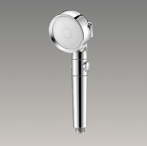 Showery® Eco Boost: Water Pressure Boosting Eco-Friendly Shower Head, With STOP Button