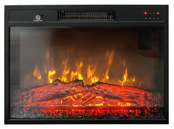 ElectricSun Electric Fireplace Insert 23 inch, Electric Log Burner, with Sound Effect, 3 Colour, with APP, W59xH44cm