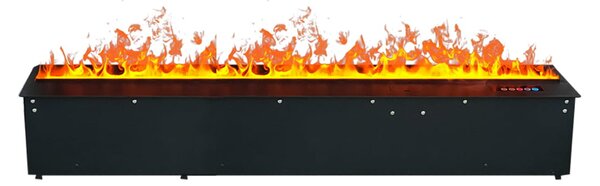 Built-in 3D Electric Fireplace Insert with Water Vapour, LED, with APP, ElectricSun MISTique BIG 150 cm