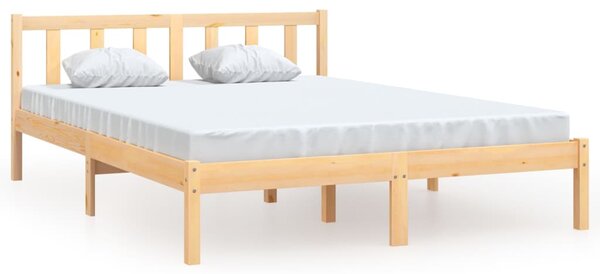 Bed Frame without Mattress Solid Wood Small Double