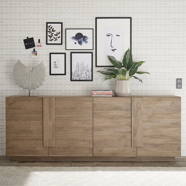 Jining Wooden Sideboard With 4 Doors In Mercure