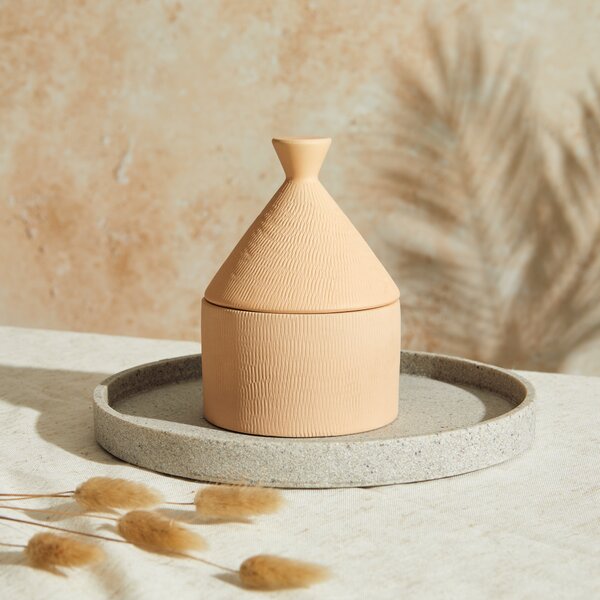Marrakesh Sandstone Myrrh & Tonka Candle Natural