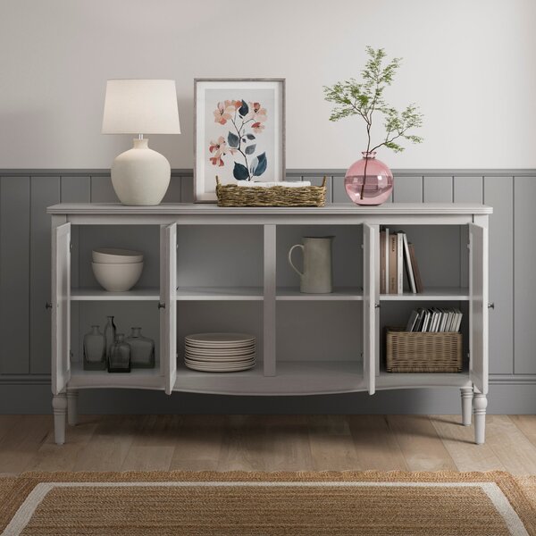 Ariella Large Sideboard, Warm Stone