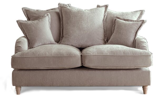 Rupert Pillow Back 2 Seater Sofas | Modern Grey Green Blue Living Room Settee | Upholstered Chenille Fabric | Roseland UK