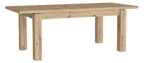 Tarboro Wooden Extending Dining Table in Artisan Oak