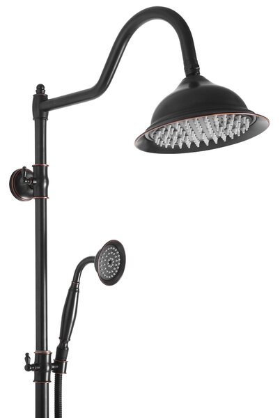 Shower set REA BERGAMO OLD BLACK