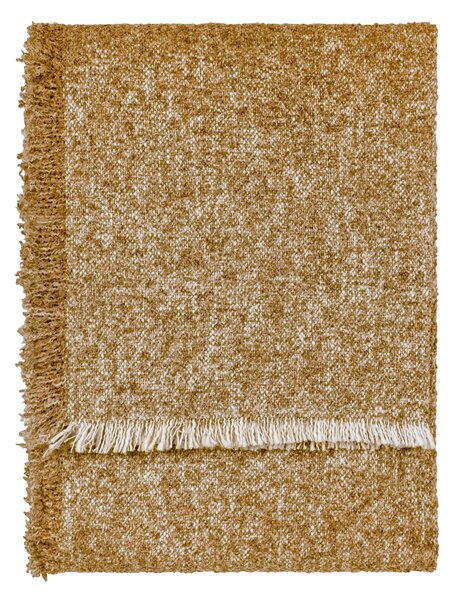 Doze Woven Fringed Throw 130cm x 170cm Biscuit