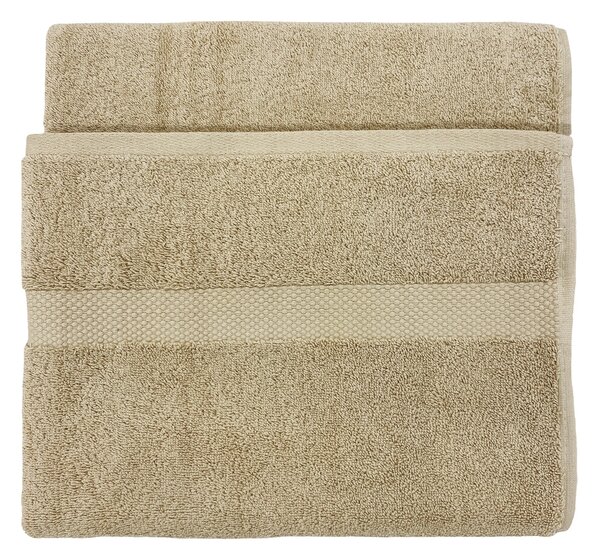 Loft Combed Cotton Towel Oatmeal