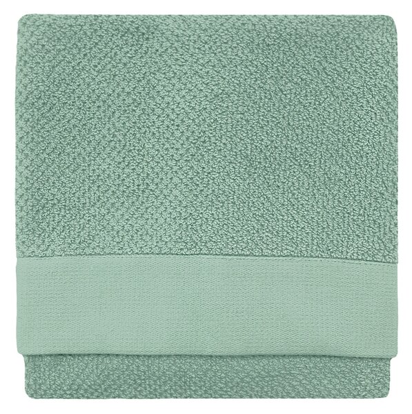 Textured Weave Towel Smoke Green