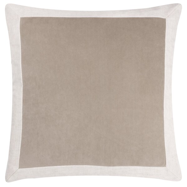 Auden Linen Velvet 50cm x 50cm Filled Cushion Doe