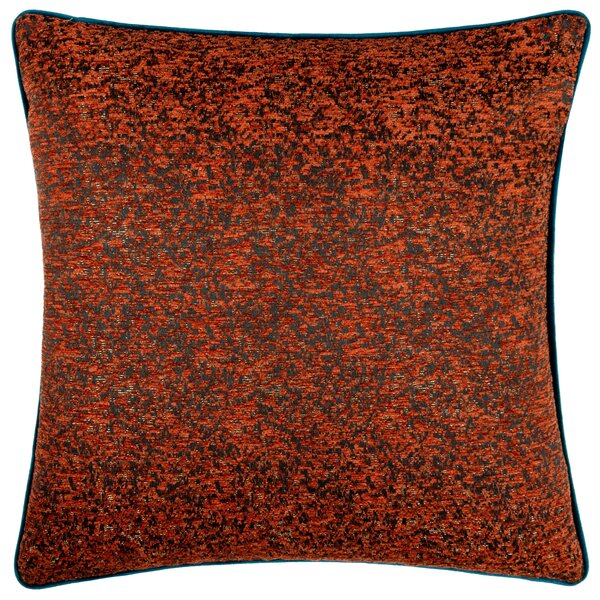 Galaxy Chenille Piped 50cm x 50cm Filled Cushion Copper