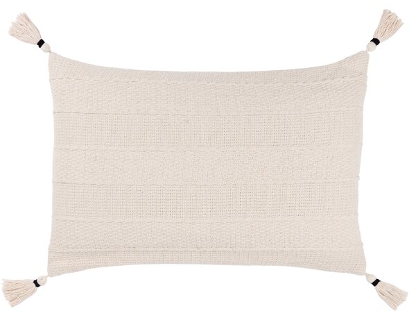 Caliche Tasselled 40cm x 60cm Filled Cushion Natural