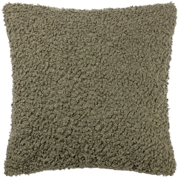 Yard Cabu Chunky Boucle Filled Cushion 45cm x 45cm Khaki