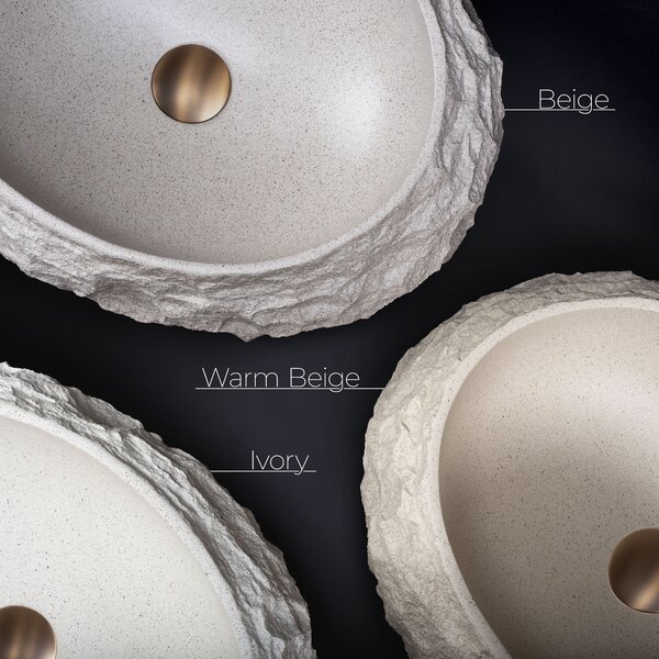 Countertop Basin Rea Mika Ivory