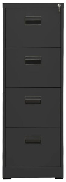 Filing Cabinet Anthracite 46x62x133 cm Steel