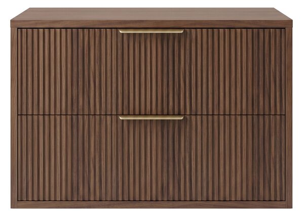 Bathroom vanity cabinet Rea Mono 60cm Brown