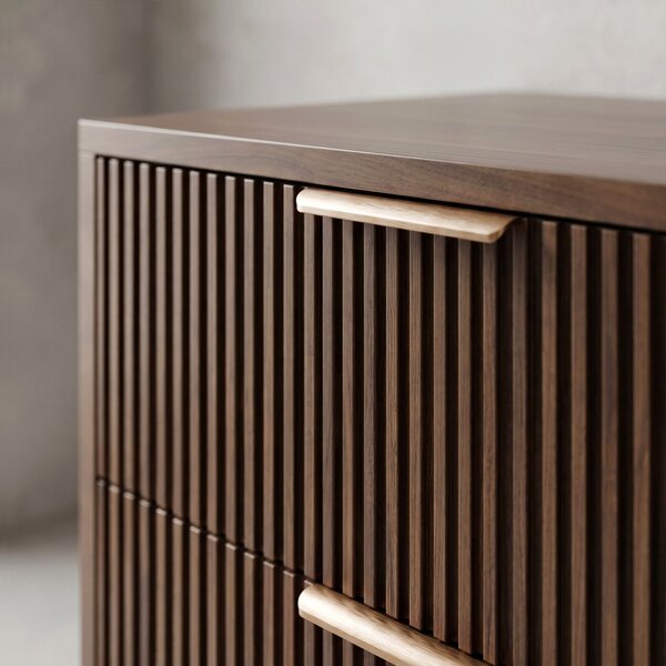 Bathroom vanity cabinet Rea Mono 60cm Brown