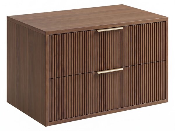 Bathroom vanity cabinet Rea Mono 80cm Brown