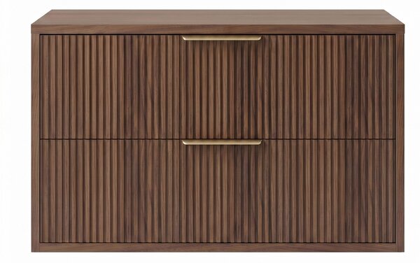Bathroom vanity cabinet Rea Mono 80cm Brown