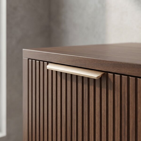 Bathroom vanity cabinet Rea Core 60cm Brown