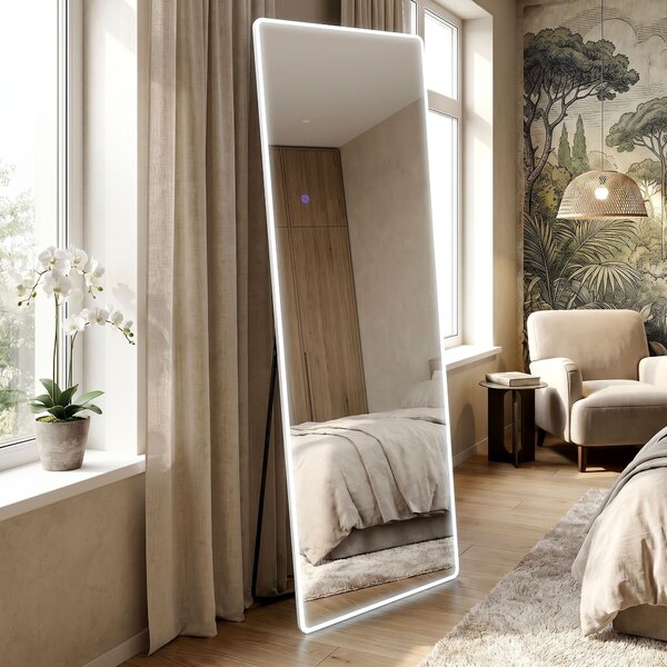 Mirror LED Classico 60x170cm White