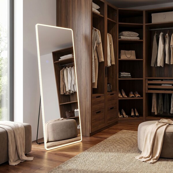 Mirror LED Classico 60x170cm White