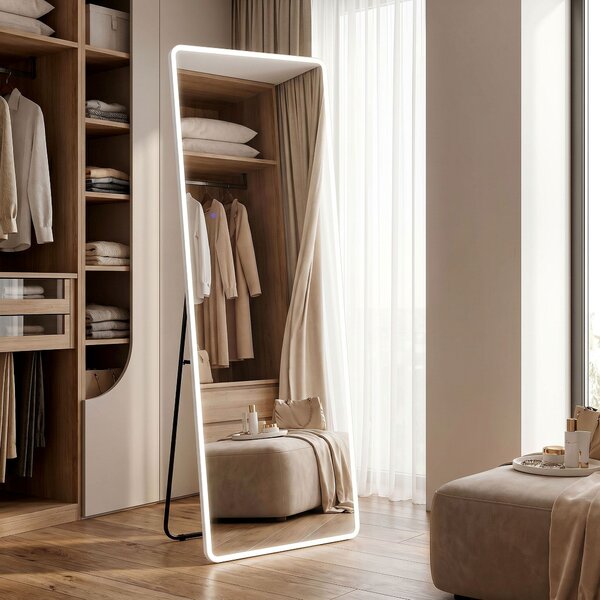 Mirror LED Classico 60x170cm White