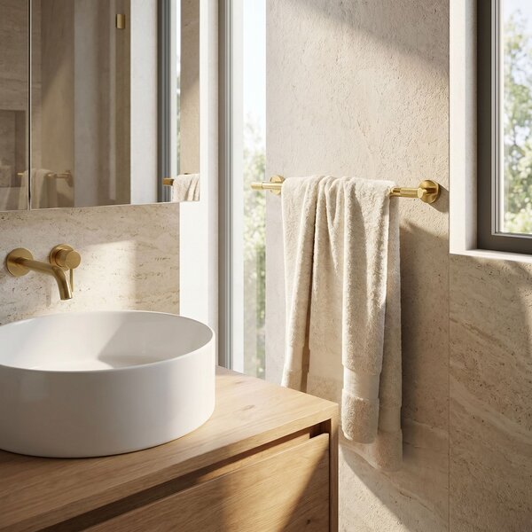 Bathroom hanger 6603 Modern Gold