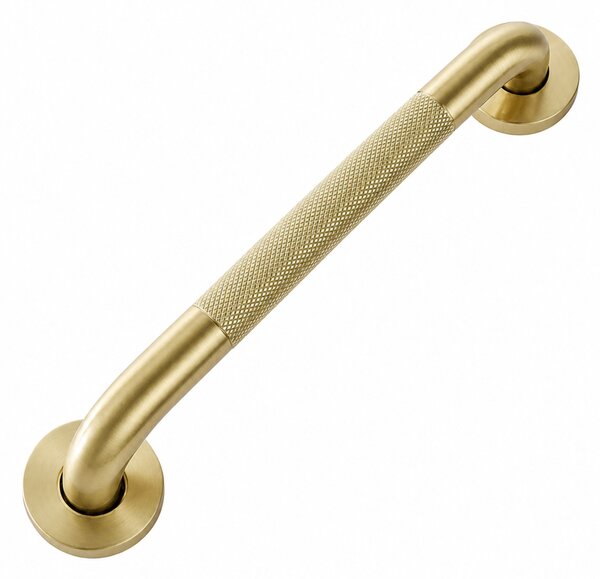 Straight bathroom grab bar Brush Gold