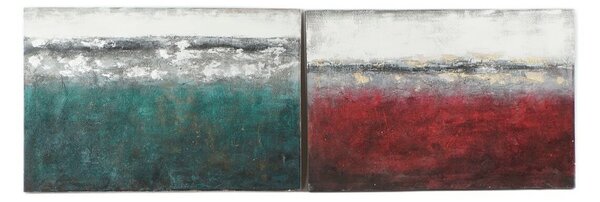 Painting DKD Home Decor 120 x 3,5 x 80 cm Abstract Modern (2 Units)